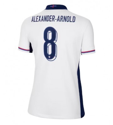 England Alexander-Arnold #8 Hjemmebanetrøje Dame EM 2024 Kort ærmer